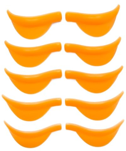 10 Pezzi Arricciatore di ciglia in silicone, Arricciatore di ciglia, Kit di sollevamento ciglia riutilizzabile Pads adesivi di arricciatura delle ciglia, sollevamento ciglia perfettamente naturale