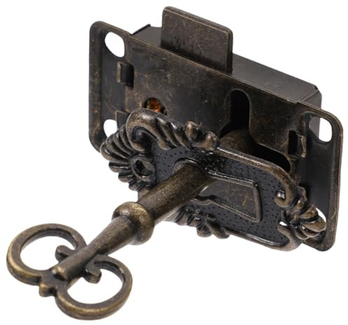Angoily Schrankschloss Mit Schlüssel Antik Schrankschloss Möbel Vintage-schrankschloss Mit Schlüssel Schrankschlösser Für Antikes Möbelschloss Mit