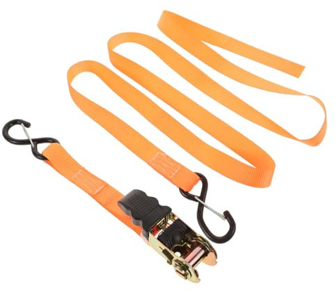 GRIRIW Ratchet Tie down Strap Cargo Fixing High Strength Strapping for Lashing Securing Meters