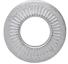 (25pcs) BelMetric M10 Belleville RibbedRip-Lock Conical Spring Lock Washer with Geomet Finish WB10ZFL