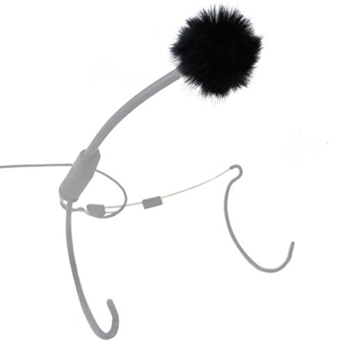 keepdrum WS05 Mini Fell-vindskydd för headset och lavaliermikrofon