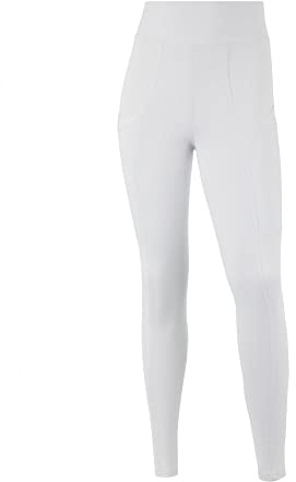 LeMieux Dra på Jodhpurs för flickor och unga ryttare – Ridtights – fullsäte ungdom ridutrustning, Vitt, 13-14 Years