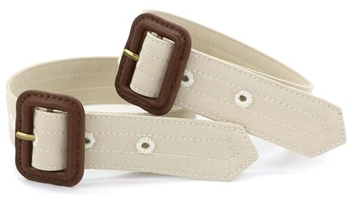 Inzegao 1 par de gabardinas para mujer, banda de manga ajustable, correa de muñeca con hebilla, accesorios para abrigo de viento, Beige, Talla única