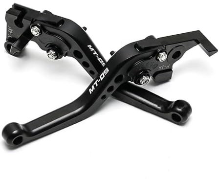 BREAUX Motorrad-Kupplungs-Bremshebel-Set Für Yamaha MT07 MT09 2013–2023, Verstellbar, Komfortables Gefühl, Bremskupplungsgriff