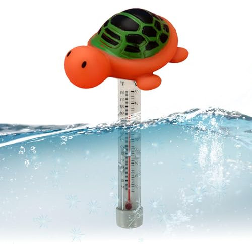 Termometro galleggiante per acqua, termometro, termometro, temperatura 'acqua dei cartoni animati, termometro per piscina infrangibile con corda, per piscine esterne e interne, spa