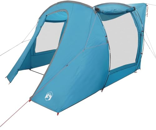 vidaxl car tent - waterproof auto camping canopy - blue polyester PU coated shelter - 335x352x217cm - portable vehicle attachment