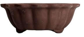 Oglaserade keramiska bonsaigrytor (Design 4, 18 cm)