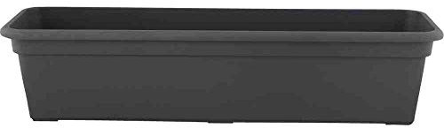 Siena Garden Jardinera para balcón, Antracita, 60 cm