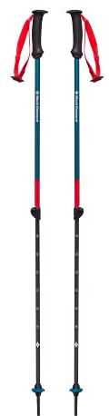 Black Diamond First Strike Trek Poles Bâtons de randonnée et de Ski pour Enfant Bleu Fjord Taille Unique