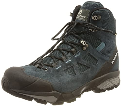 Scarpa ZG Lite GTX - Stivali da Escursionismo Alti, Octane-Lake Blue Gore-Tex TRM Salix Trek,