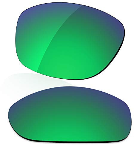 LenzReborn Lente polarizada de repuesto para gafas de sol Arnette Hot Shot AN4182, más opciones, Verde césped - Espejo polarizado, Talla única