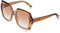 Furla Damen Sfu620 V Sonnenbrille, Shiny Transp.Cognac, 54