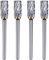 4PCS Carbide Die Grinder Bits, 1/8 Shank Tungsten Steel Double Cut Rotary Burr, Cylindrical File Drill Bit Rotary Working Tools for Grinding, Metal Carving, Drilling, Polishing