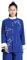 Tai Chi Uniform Kleidung Damen - Chinesische Traditionelle Kampfkünste Anzüge Langarm Morgen Übungen Kung Fu Kleidung Blue-M