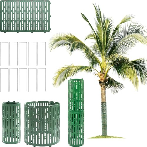 10 Piezas Protector Arboles Tronco, Protectores De Troncos De Plantas, Protectores Tronco Plantas Árboles, Protección De Árboles, 10 Clips En Forma De U, Transpirable y a Prueba De Moho