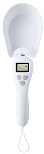 Bilancia digitale per cucchiai | per pesare proteine in polvere | bilancia misurino per alimenti – per panettieri di casa, fitness, proprietaria di gatti, chicchi di caffè, polvere