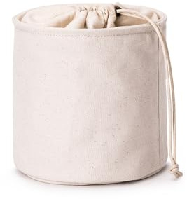 YONBEN Organisateur de sac à main - Organisateur de compartiment à sac avec toile de pur coton - Poche de rangement ronde et insert de doublure de sac à main inclus (Beige)