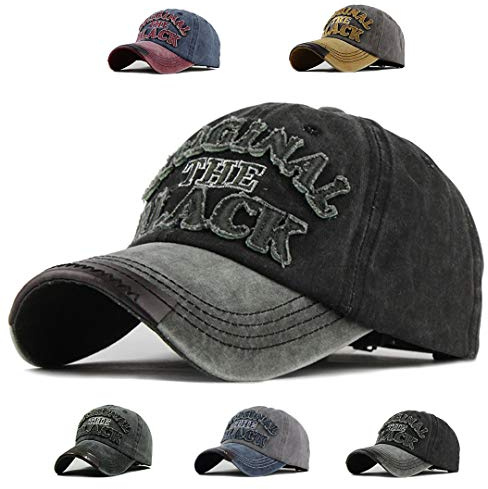 CheChury keps sommar basebollkeps vintage sport vardaglig solhatt unisex justerbar nött tvättad bomull snapback truckerkeps