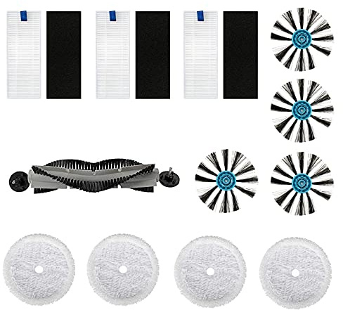 15 Pack SpinWave 3115 Accessories Kit Compatible With Bissell 3115 EV675 SpinWave Hard Floor Expert Wet and Dry Robot Vacuum