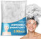 MAQIHAN 100 Disposable Shower Caps Unisex - Large Plastic Hair Caps for Deep Conditioning Shower Cap Reusable Waterproof for Women Men Hair Treatment Bath Cap for Long Hair Travel Essentials