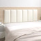 XLSBZ Lot de 2 panneaux muraux 3D, 30 x 40 cm, rembourrage mural, coussin, autocollant, pour chambre à coucher, chambre d'enfant, blanc