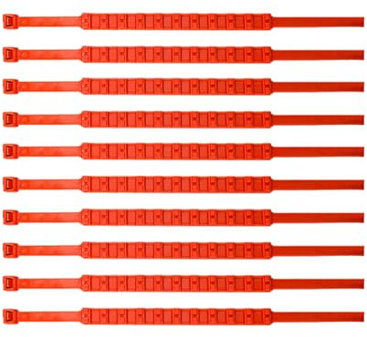 10 cadenas antideslizamiento, de nailon resistente al frío, fijaciones para neumáticos, cadenas antideslizamiento, liberación de nieve, liberación de barro, adecuadas para SUV, coches, furgonetas (12