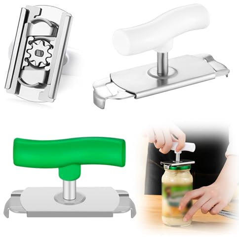 2 Stück 2025 Neuer Müheloser Arthritis Glasöffner, Effortless Arthritis Jar Opener, Arbeitssparender Dosenöffner, für schwache Hände,Dosenöffner Senioren für Familie, Picknick,Geschäft