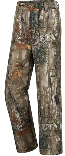 NEW VIEW Womens Camo Hunting Pants, Warm Fleece Lined Hunting Trousers, Lightweight Hunter Pants for Deer Duck Turkey Hunting
