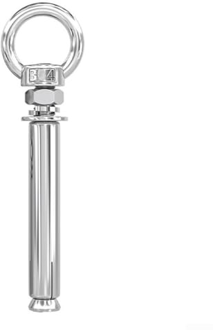 Bulloni di ancoraggio in acciaio inossidabile 304 con viti a occhiello per pareti, lunghezza 6810 mm e vestibilità sicura (M6 x 150)