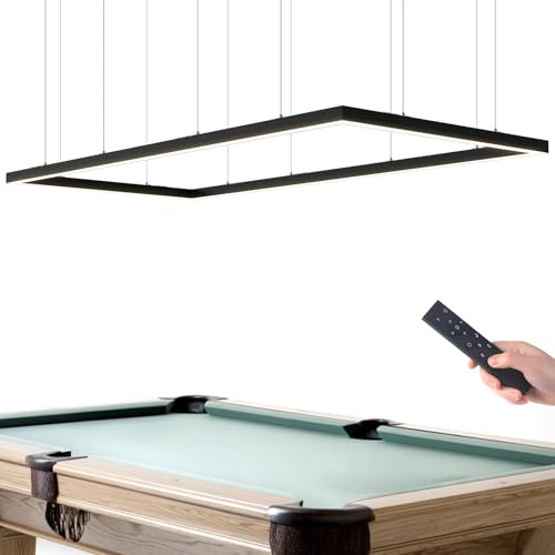 Barrina 6FT×3FT 4040 Remote Series LED Linear Light Rectangular Set, 180W 15000LM, 3rd-Generation, Seamless Connection, 3000K-6000K Color Changing, Hanging Adjustable Height Office Shop Light Fixtures