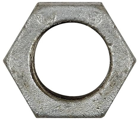 Contratuerca 310, IG, Rp 1 1/2, temperatura de funcionamiento de -20 °C hasta 300 °C, fundición maleable negra, galvanizado al fuego, DIN EN 10242