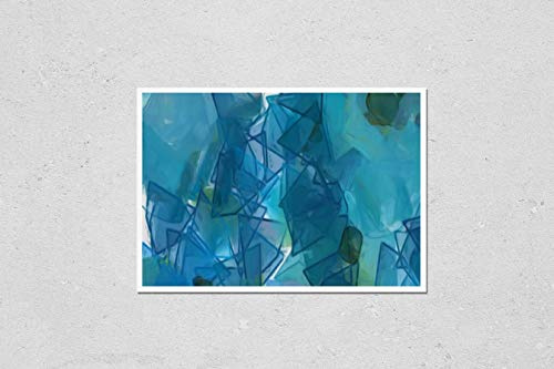 Poster Reproduction of Abstract painting. Art for sale. Oil paint. Modern impressionism artwork. Contemporary wall arts. Paper or canvas print. Template for creating design Variation Number 3
