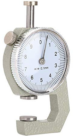 Medidor De Espesor, Herramientas De Medición De Espesor De Cuero, Herramientas De Medición De Esfera Redonda, Para Medir Papel De Hoja De Metal De Joyería