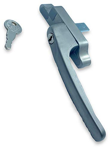 Silver Cadenza Odessy Blade Aluminium Window Handle Tongue Spade Driven Right/Left Hand Universal Handed Window Handle