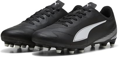 Puma Scarpe Vitoria II Fg/AgSoccer Uomo, Nero (Puma Black), Bianco (Puma White), 45 EU
