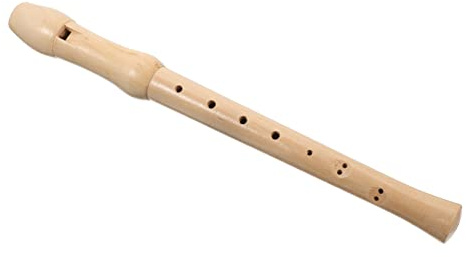 SECFOU Wooden Soprano Recorder Instrument for Children and Beginners, 8-hole Flute Designed to Stimulate Interest in Music and Cultivate Musical Talent, for Arts and Music Early