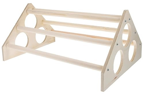 UKCOCO Kükenständer Aus Holz Hühnerstange Für Innenbereich Hühnerspielzeug Geflügelstange Regal Haustierbedarf Hühnerholzständer Hühnerständer