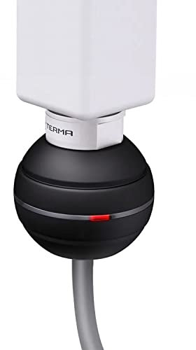 Riscaldamento termostato, riscaldatore ad immersione, riscaldatore per asciugamani Modello REG2 300 Watt nero Cavo diritto senza spina