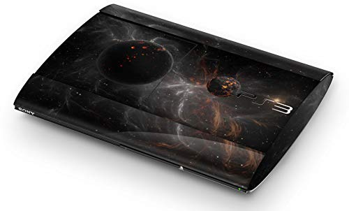 Skins4u Aufkleber Design Schutzfolie Vinyl Skin kompatibel mit Sony PS3 PlayStation 3 Super Slim Astronomy