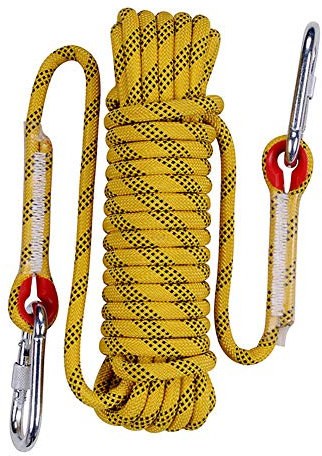 Q&Z Kletterseil, 10 mm, Sicherheitsseil, 20 m / 30 m / 40 m / 50 m, hohe Festigkeit, sicheres Allzweckseil für Wandern, Höhlen, Camping, Rettung, Exploration und Technik