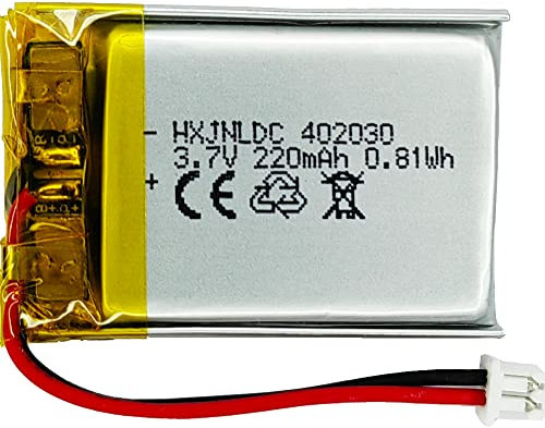 DC 3,7v 220mah 402030 baterías Recargables de polímero de Litio para DIY 3.7-5v Electronic Products, reemplazar Relojes, Auriculares y baterías LED