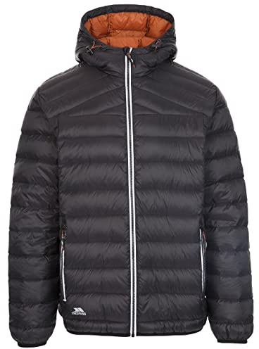 Trespass Herr Whitman Ii varm lätt dunjacka (paket med 1), Svart/rost, XL