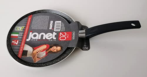 Mamù Crepier Antiaderente Modello Janet 2.0, Diametro 20 cm