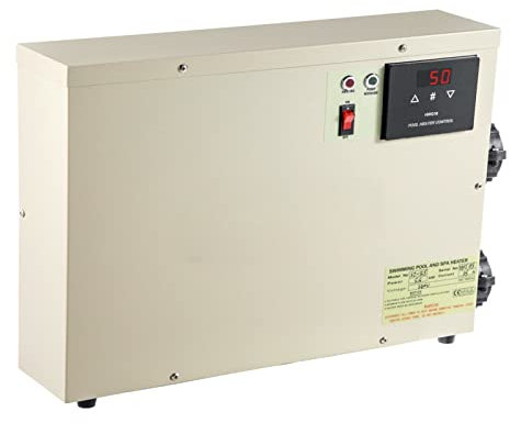 Bastu Ånga 1 1kW Elektrisk digital vattenvärmare termostatpoolvärmare SPA Badtunna badvärme justerbar temperatur (Size : 11KW)