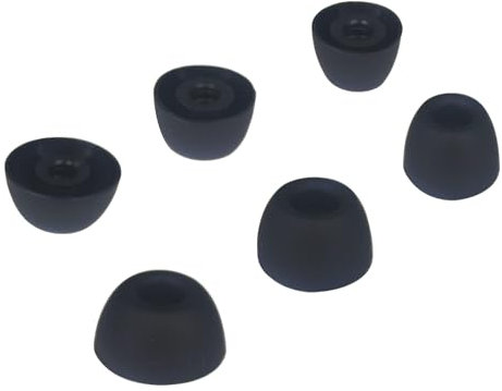 Adhiper 3 Pares de Almohadillas de Repuesto para Galaxy Buds 2 Pro,Almohadillas de Silicona con reducción de Ruido,compatibles con Auriculares Galaxy Buds 2 Pro,compatibles con Funda de Carga (Negro)