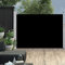 ARKEM Ausziehbare Seitenmarkise 100×500 cm Schwarz Terrassen-Sichtschutz Balkon Windschutz Ohne Bohren