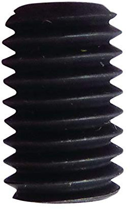 10X M10x20 Gewindestifte mit Innensechskant und Kegelstumpf 45H nach DIN EN ISO 4026 (ehemals DIN 913) Madenschrauben schwarz 10 Stück