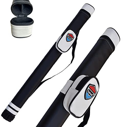 TalveX 1 x 1 Hartschalen-Queue-Billardstock-Tragetasche (hält 1 Butt/1 Schaft)