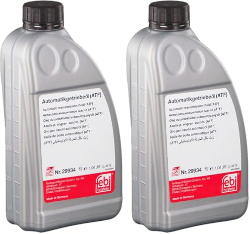 febi bilstein 29934 Huile de transmission automatique (ATF), 1 l, rot (Lot de 2)