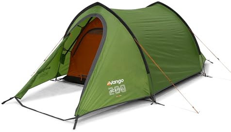 Vango Scafell 200 Tent Hiking Backpacking Wild Camping | DofE Recommended Kit | Waterproof, Easy Setup, Lightweight, Compact | Alloy Poles & 3000mm HH Material (2 Person)